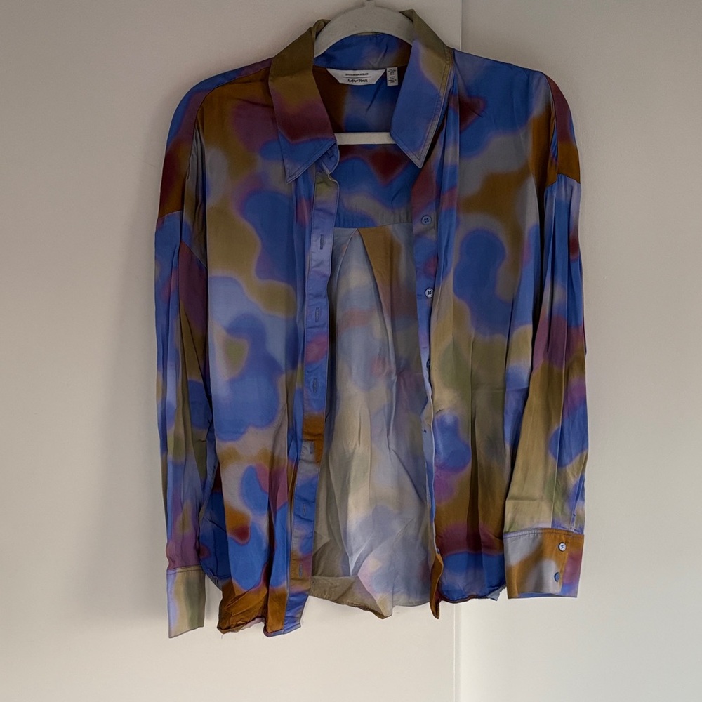 & Other Stories Multicolor Button-Up Shirt